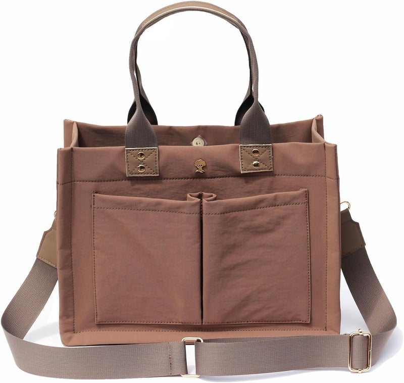 ESVAN Tote Bag for Women Purse Crossbody Bags for Work Diaper Travel Messenger Laptop Bag Handbags - Image 1